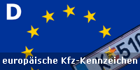 europäische Kfz-Kennzeichen Quiz